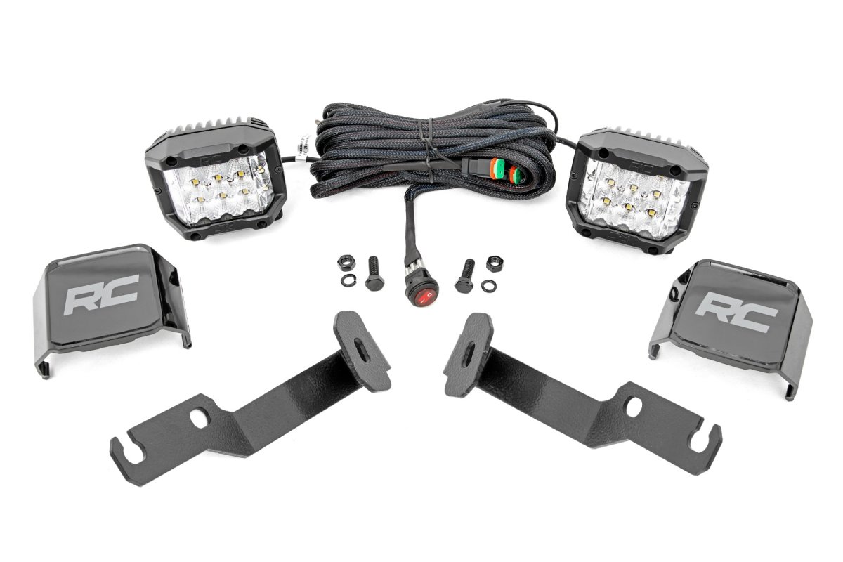 Toyota Tacoma LED Light Kit - Ditch Mount - Rough Country - 3